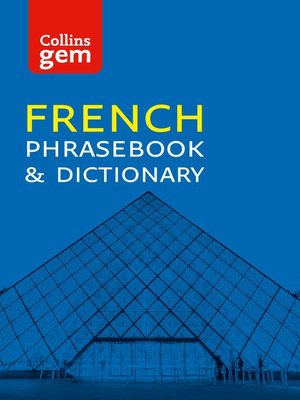 Collins French Phrasebook and Dictionary Gem Edition - ebook
